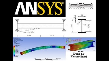 Finite Element Method (FEM) - beam analysis using ANSYS software