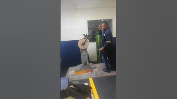 CHARPY IMPACT TEST SAMPLE PREPARATION & TESTING AT LOW TEMPERATURE USING MOUTON PENDUL IN LABORATORY