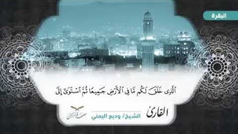 القران الكريم الجزء الاول الربع الاول للشيخ وديع اليمني