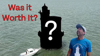 We paid $200,000 for an abandoned lighthouse! Our first time inside Wolf Trap Lighthouse! EP 6