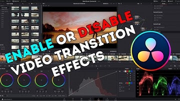 How to Enable or Disable Video Transition Effects in DaVinci Resolve 2025?