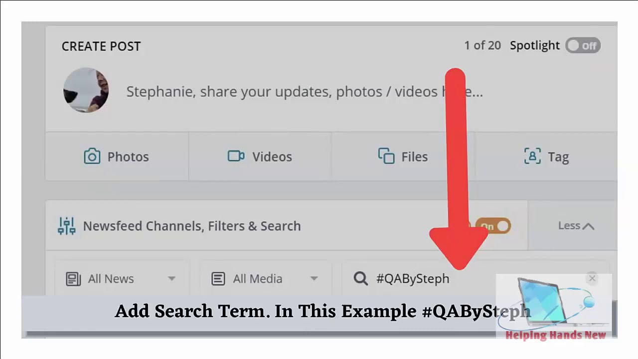 How To Do a Hashtag Search on Webtalk, the best strategy to grow, find each other posts on Webtalk