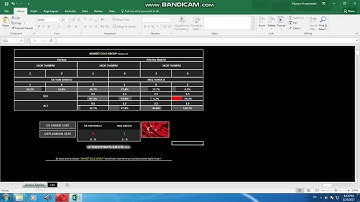 The excel for analysing matches.It gives 99% result lets check.Futbol analiz eden excel 99% netice