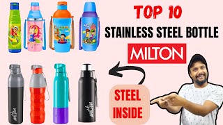 TOP 10 Stainless Steel Bottle In MILTON | Hot And Cold Bottle | Milton Inner Steel Bottle