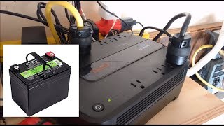 How long will it last? APC battery backup (Part 3 - 200w load, 35aH Interstate AGM battery)