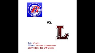 Bondurant Lady Braves vs Leestown Middle School - 7th Grade Basketball