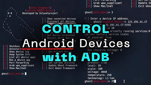 Ghost Framework - Android post-exploitation framework-Kali Linux[Access Any Android Device]+ADB Fix