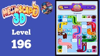 Meowscape 3D Super hard  level 196  solution and walkthrough 