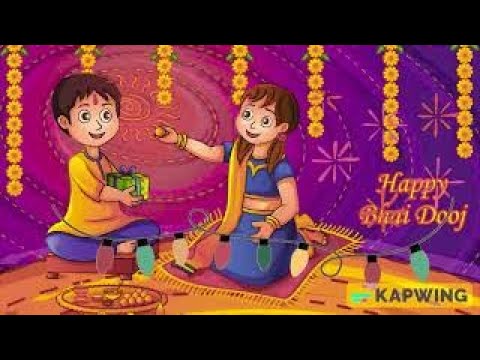 Bhai Dooj Whatsapp Status  happy bhai dooj Status video Bhai Dooj special  bhai dooj song status