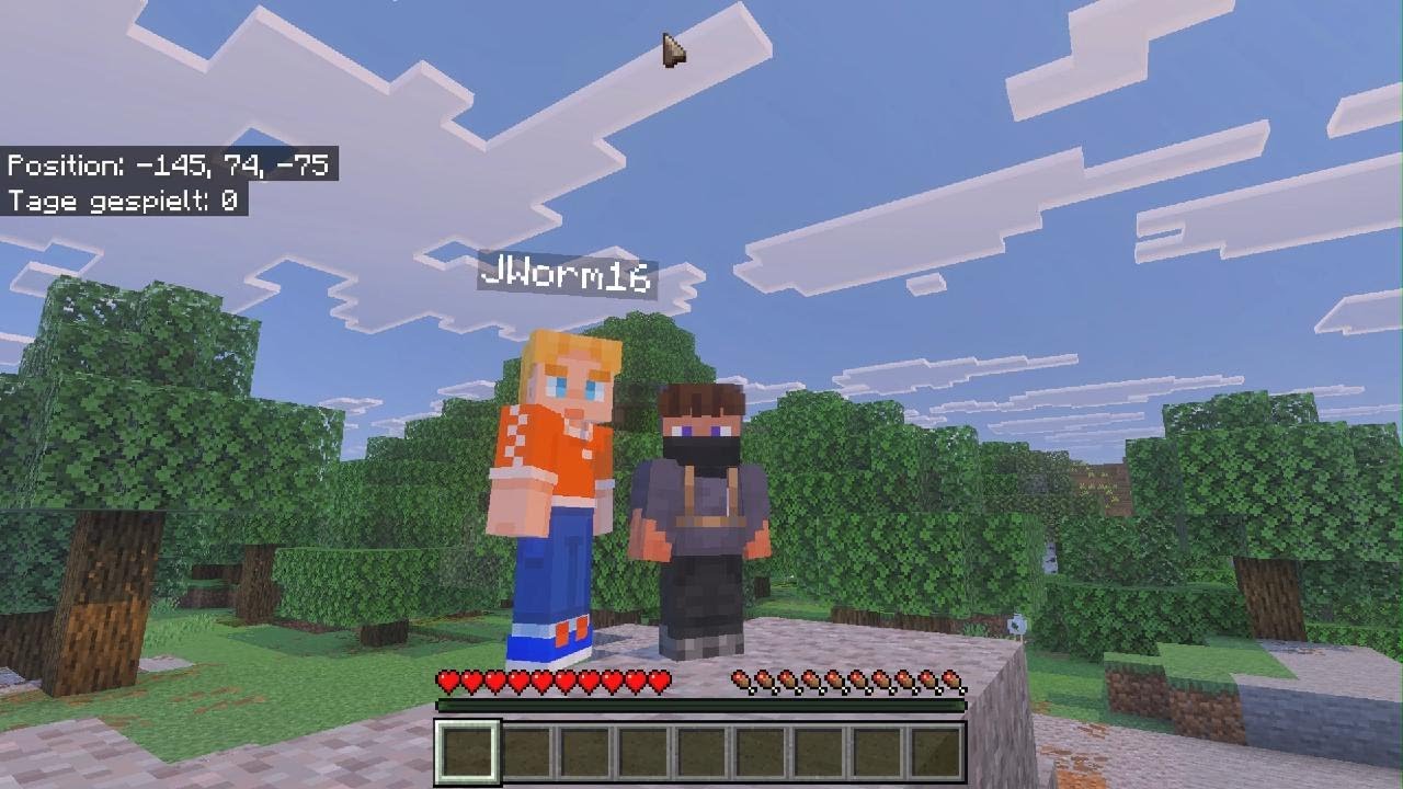 Überleben wir die ersten Tage?| 300 Tage Minecraft Schwer