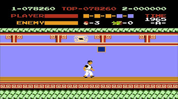 1985 Kung Fu NES Old School retro game playthrough