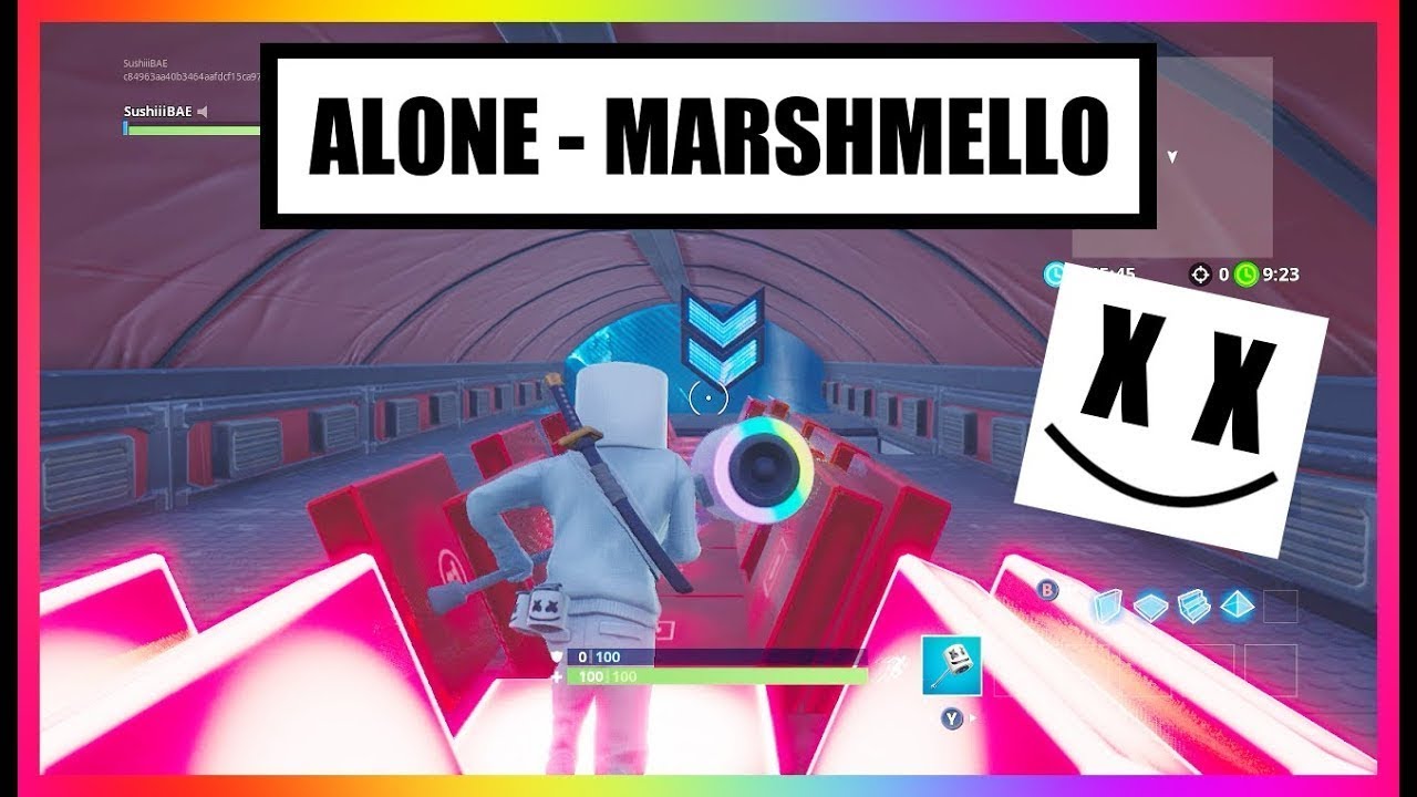 Marshmello Alone ( Fortnite music block ) YouTube