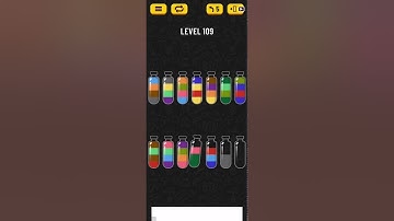 Water Sort Puzzle Level 109 WalkThrough Solution Gameplay | Fazie Gamer