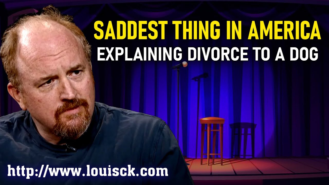 LOUIS CK: The Saddest Thing in America…Is Explaining Divorce to a Dog ...