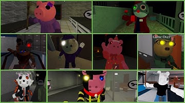 ALL JUMPSCARES IN PIGGY: INSANE MODE (Big Updt. Wave 2) BY STRANDED09!