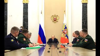 Владимир Путин провел встречу с командующими войсками военных округов [ 2024 ]