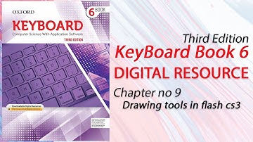 Keyboard book 6: chapter no 9, Drawing tools in flash cs3