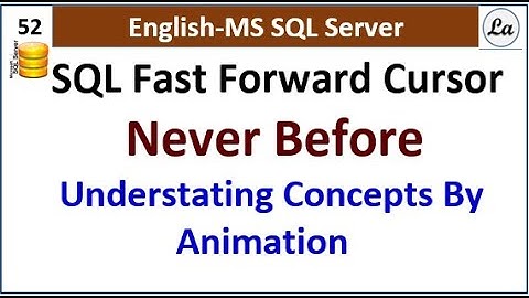 SQL Fast Forward Cursor  Never Before  Understating Concepts By Animation