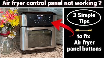 What to Do When Your Air Fryer Panel Stops Working – 3 Easy Fixes !! #airfryertips #airfryerhacks