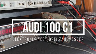 Audi 100 C1 • VDO Drehzahlmesser 10/1971 • Elektroniktest