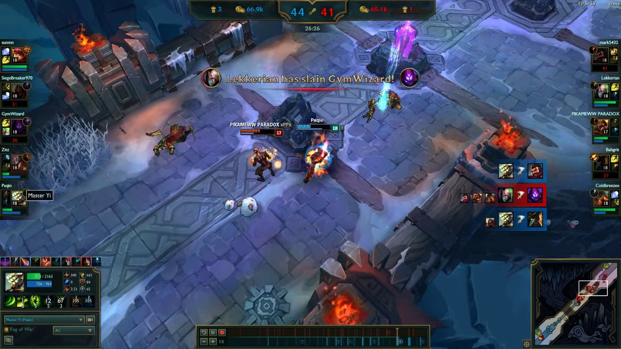 LOL 6.24 Master Yi Quadrakill 1