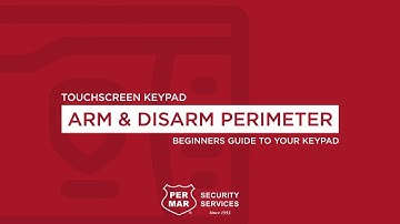 Arm & Disarm Perimeter on Touchscreen Keypad