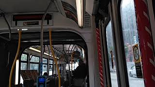 Riding Metro Bus Route 720 from Wilshire / Bundy to Wilshire / Western
