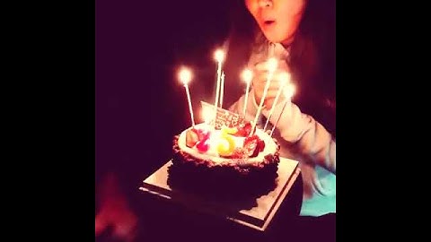 [Sunny Instagram] 사랑하는유리야~~생일축하해요^^*곁에있어줘서고마워!진심으로축하해!