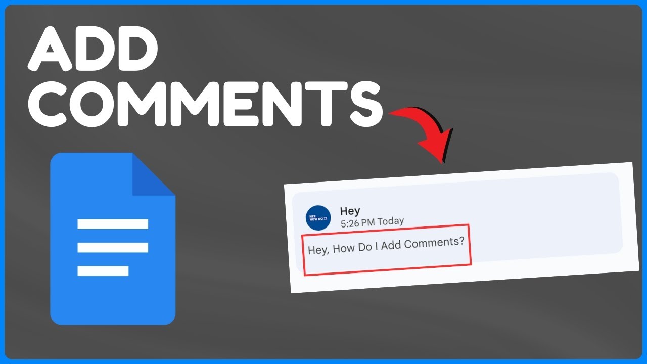 How to Add Comments in Google Docs #googledocstutorial #googledoc # ...
