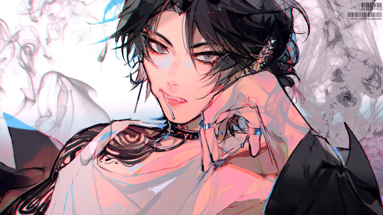 (SPEEDPAINT) kuroshirox (oc)