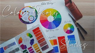 Studying Color Theory | Color Wheel with Mijello Pure Pigment Watercolors