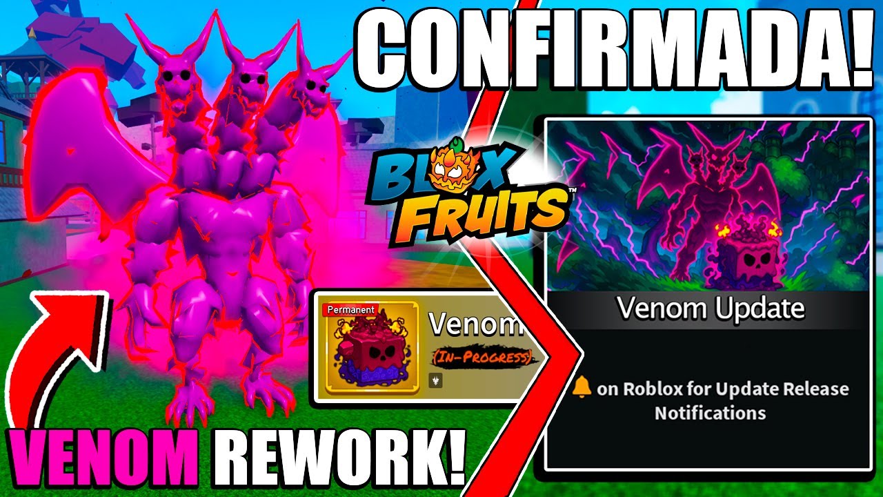 FINALMENTE! VENOM REWORK NA UPDATE DE HALLOWEEN DO BLOX FRUITS?? 🎃 ...