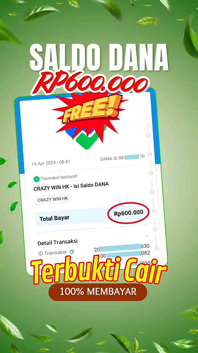 Gratis Saldo Dana 600Ribu | Game penghasil Saldo Dana terbukti Membayar | APK Penghasil Saldo Dana