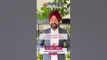 Important advice to Job ready program clients