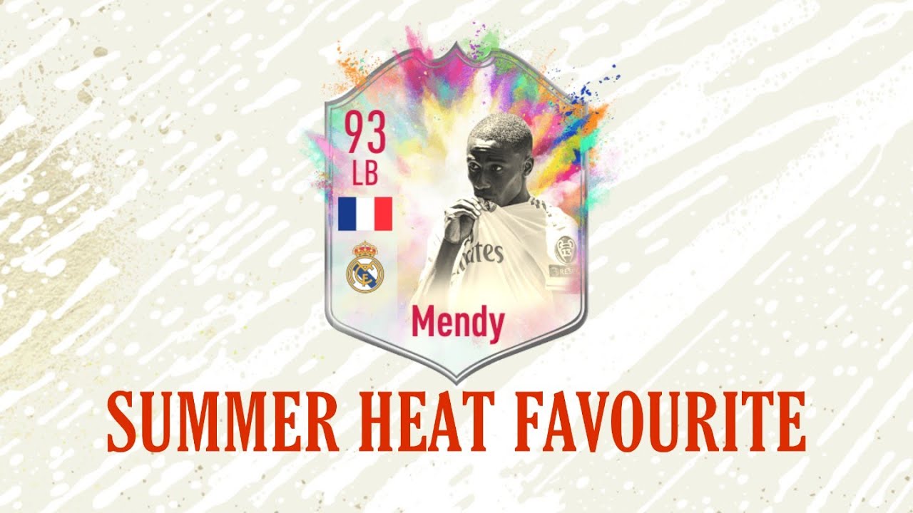 FIFA20| FUT20 | SUMMER HEAT FAN FAVOURITE | MENDY OVR 93