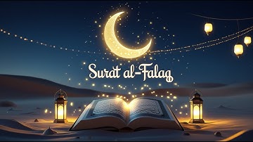 سورة الفلق مكررة 10 مرات بصوت مشاري العفاسي, راحة وسكينة, لتسهيل الحفظ, وللشفاء والتحصين بمشيئة الله