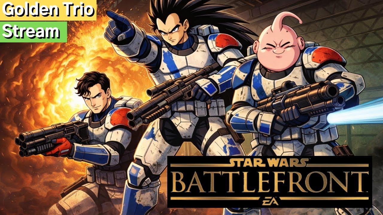 Buu Stream | Star Wars Battlefront II EA Games | Golden Trio Stream