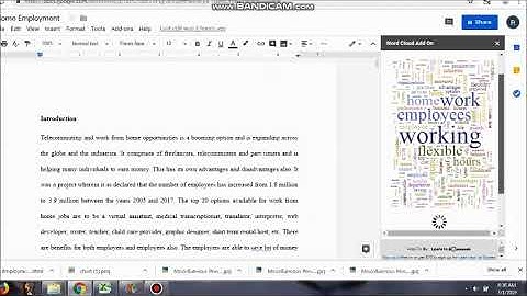 How to create a Word Cloud in Google Doc?-Modern One