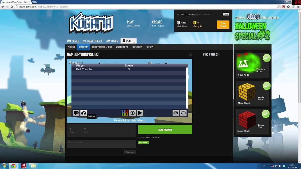 qwertyuiop[]asdfghjkl;'zxcvbnm,. - KoGaMa - Play, Create And Share  Multiplayer Games