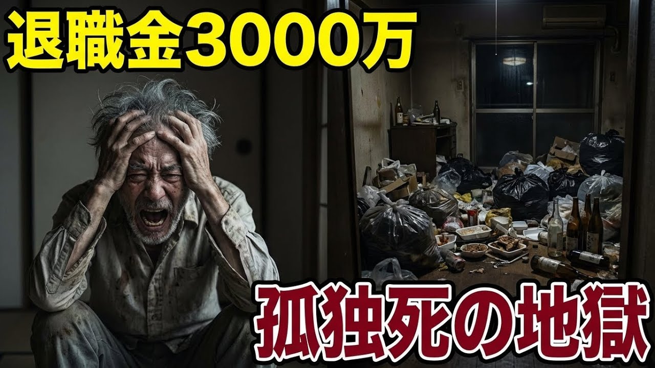 退職金3000万で妻を捨てた60歳夫の末路…「自由になりたい」と離婚した1年後、残高3450円のゴミ屋敷で孤独死の恐怖。