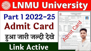 lnmu admit card download|lnmu admit card 2022-25 download|lnmu download admit card|lnmu admit card
