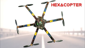 How to make a hexacopter drone with kk2.1.5 flight controller and homemade frame | Hexacopter drone