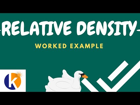 Relative density question answered - Kisembo Academy