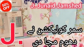J. Junaid Jamshed Unstitched Dresses Summer Collection Sale Upto 50% Off || March 2026