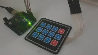 Keypad programming with Arduino without Library