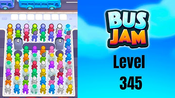 Bus jam level 345 hard level Walkthrough Solution 
