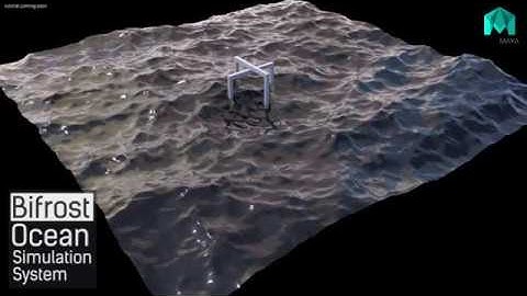Maya Bifrost Ocean Simulation System ~ Test Render