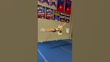 ROUNDOFF HANDSPRING LAYOUTS ON SPRING FLOOR #shorts