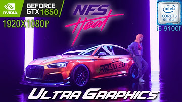 Need For Speed HEAT - i3 9100f nvidia GTX 1650 - "Ulta Graphics" Setting Benchmark 1080p
