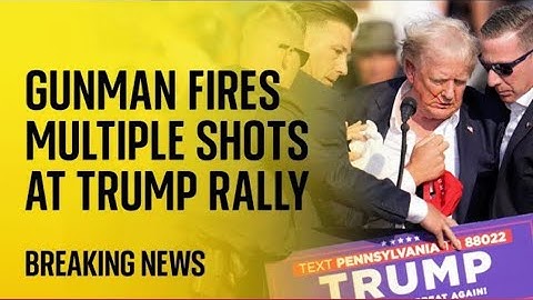 BREAKING NEWS: Shots Fired At Trump Rally, Former President Pumps Fist As He's Rushed Off Stage